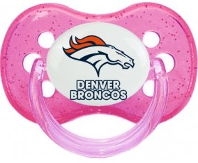 Denver Broncos Sucete Cerise Rose à paillette