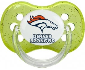 Denver Broncos Sucete Cerise Vert à paillette