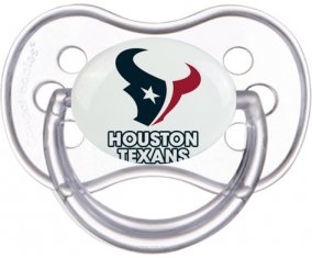 Houston Texans Sucette Anatomique Transparente classique