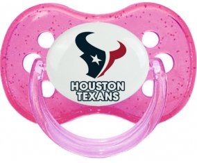 Houston Texans Sucette Cerise Rose à paillette