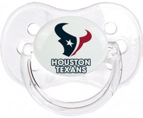 Houston Texans Sucette Cerise Transparent classique