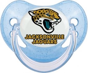 Jacksonville Jaguars Sucette Physiologique Bleue à paillette