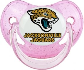 Jacksonville Jaguars Sucette Physiologique Rose à paillette