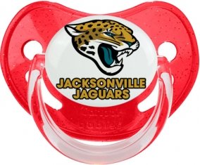 Jacksonville Jaguars Sucette Physiologique Rouge à paillette