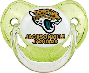 Jacksonville Jaguars Sucette Physiologique Vert à paillette