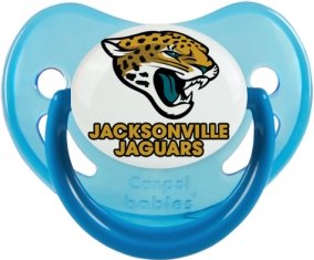 Jacksonville Jaguars Sucette Physiologique Bleue phosphorescente