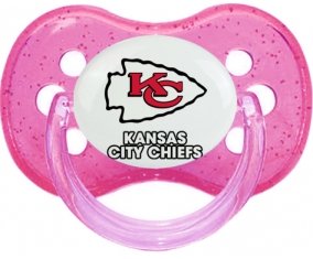 Kansas City Chiefs Sucete Cerise Rose à paillette