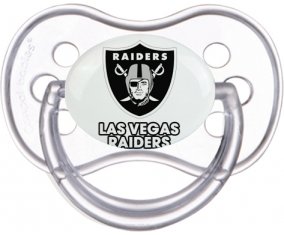 Las Vegas Raiders Sucette Anatomique Transparente classique