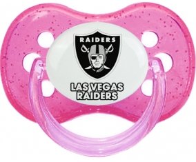 Las Vegas Raiders Sucette Cerise Rose à paillette