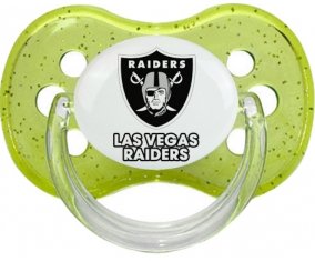 Las Vegas Raiders Sucette Cerise Vert à paillette