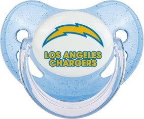 Los Angeles Chargers Sucette Physiologique Bleue à paillette