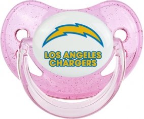 Los Angeles Chargers Sucette Physiologique Rose à paillette