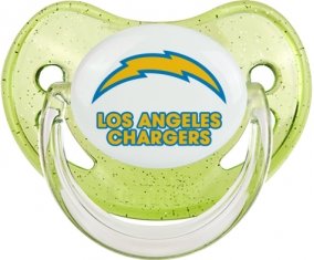 Los Angeles Chargers Sucette Physiologique Vert à paillette