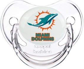 Miami Dolphins Sucette Physiologique Transparent classique