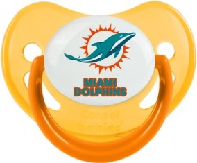 Miami Dolphins Sucette Physiologique Jaune phosphorescente