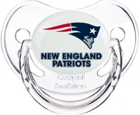 New England Patriots Tétine Physiologique Transparent classique