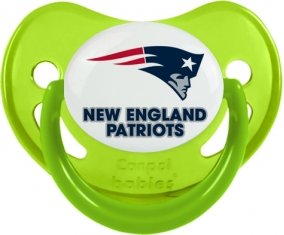 New England Patriots Tétine Physiologique Vert phosphorescente