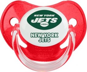 New York Jets Sucete Physiologique Rouge à paillette