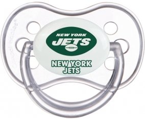New York Jets Sucette Anatomique Transparente classique