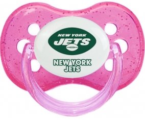 New York Jets Sucette Cerise Rose à paillette