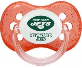 New York Jets Sucette Cerise Rouge à paillette