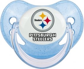 Pittsburgh Steelers Sucette Physiologique Bleue à paillette