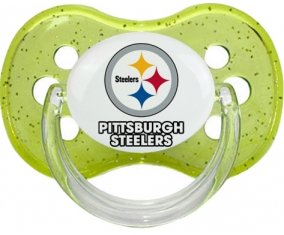 Pittsburgh Steelers Sucette Cerise Vert à paillette