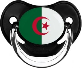 Drapeau Algérie Sucette Physiologique Noir classique