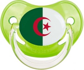 Drapeau Algérie Sucette Physiologique Vert classique