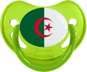 Drapeau Algérie Sucette Physiologique Vert phosphorescente