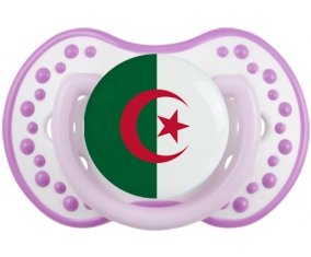 Drapeau Algérie Sucette LOVI Dynamic Blanc-mauve classique