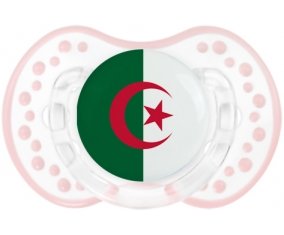 Drapeau Algérie Sucette LOVI Dynamic Retro-blanc-rose-tendre classique