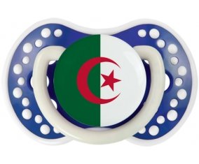 Drapeau Algérie Sucette LOVI Dynamic Bleu-marine phosphorescente