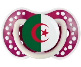 Drapeau Algérie Sucette LOVI Dynamic Fuchsia phosphorescente
