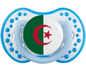 Drapeau Algérie Sucette LOVI Dynamic Blanc-bleu phosphorescente