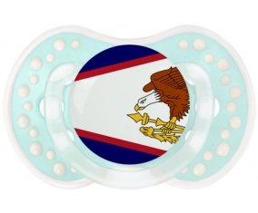 Drapeau Samoa américaines Sucete LOVI Dynamic Retro-turquoise-lagon classique