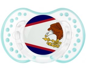 Drapeau Samoa américaines Sucete LOVI Dynamic Retro-blanc-lagon classique