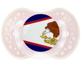 Drapeau Samoa américaines Sucete LOVI Dynamic Retro-rose-tendre classique