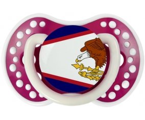 Drapeau Samoa américaines Sucete LOVI Dynamic Fuchsia phosphorescente