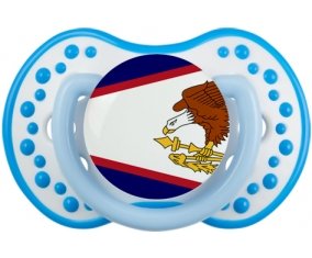 Drapeau Samoa américaines Sucete LOVI Dynamic Blanc-bleu phosphorescente