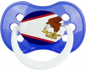 Drapeau Samoa américaines : Sucette Anatomique personnalisée