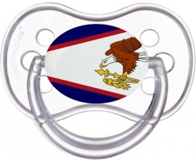 Drapeau Samoa américaines Sucete Anatomique Transparente classique