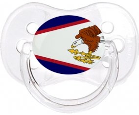 Drapeau Samoa américaines Sucete Cerise Transparent classique