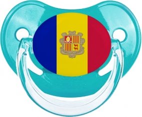 Drapeau Andorre : Sucette Physiologique personnalisée