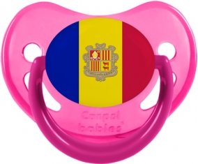 Drapeau Andorre Sucete Physiologique Rose phosphorescente