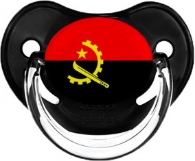 Drapeau Angola Sucette Physiologique Noir classique