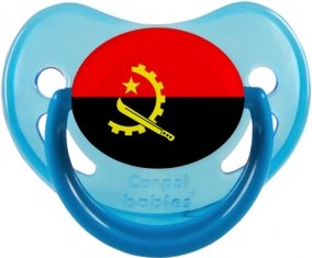 Drapeau Angola Sucette Physiologique Bleue phosphorescente