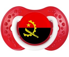 Drapeau Angola Sucette LOVI Dynamic Blanc-rouge classique