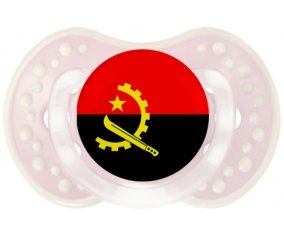 Drapeau Angola Sucette LOVI Dynamic Retro-rose-tendre classique