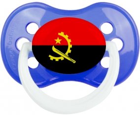 Drapeau Angola Tétine Anatomique Bleu classique